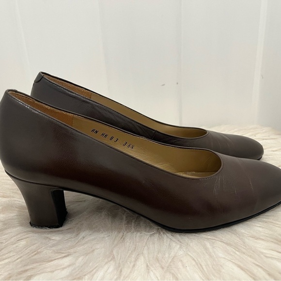 Womens YsL Shoes Size 6.5 Brown - Picture 2 of 6